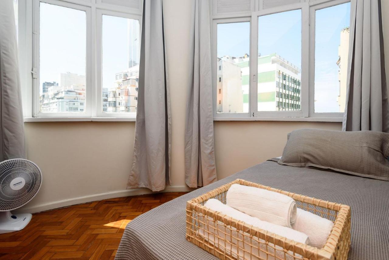 2 Quartos Em Copacabana C/ Vista-Mar | Pj 135/808 Rio de Janeiro Bagian luar foto