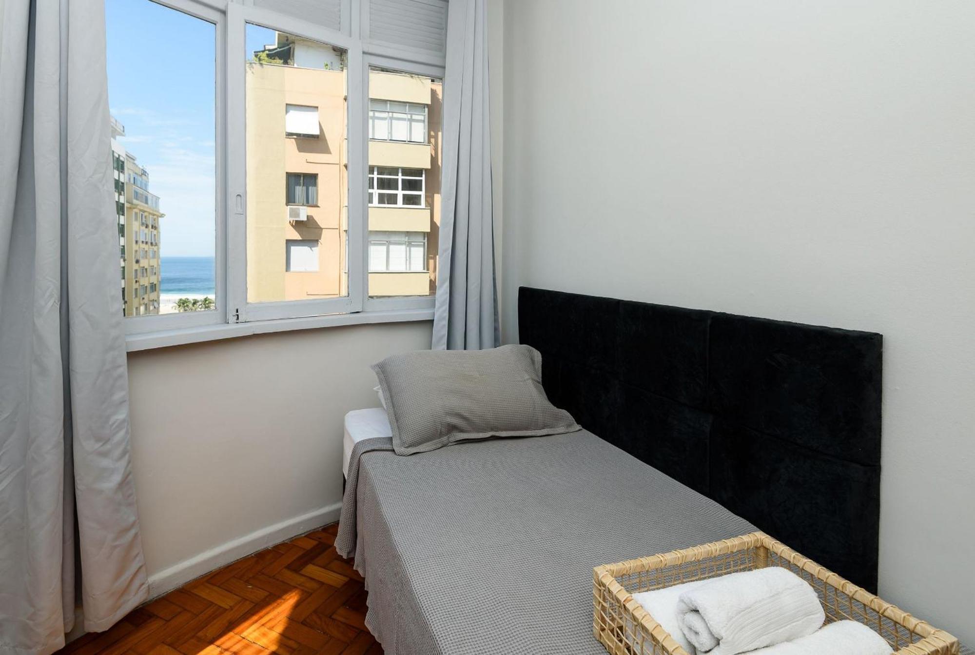2 Quartos Em Copacabana C/ Vista-Mar | Pj 135/808 Rio de Janeiro Bagian luar foto